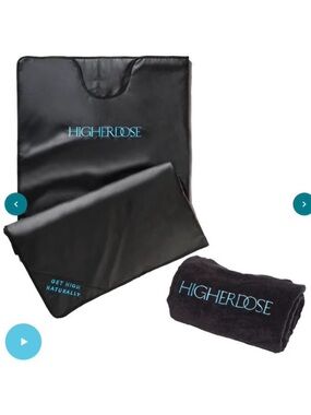 HigherDOSE Infrared Sauna Blanket + Organic Cotton Towel Insert